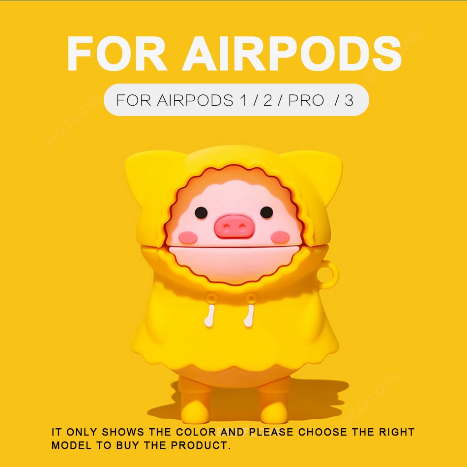 Raincoat Piggy Airpod Case